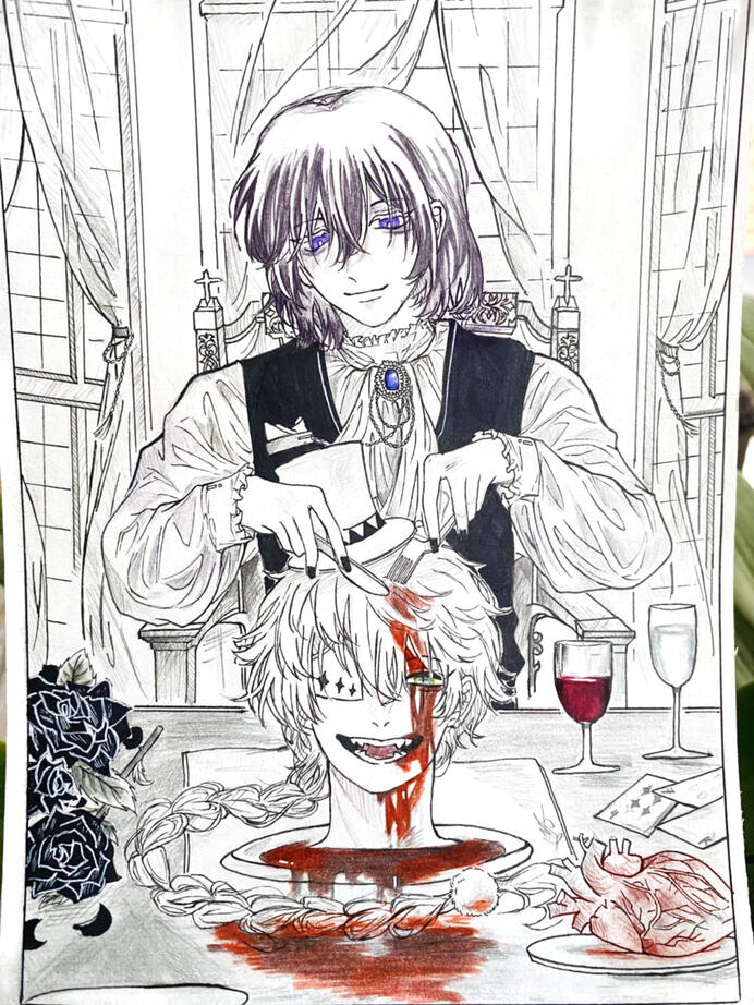 Line color : Gogol x Fyodor (Otp)