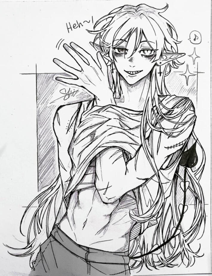 Line art (scan)